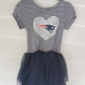 3T Patriots Dress with tulle skirt